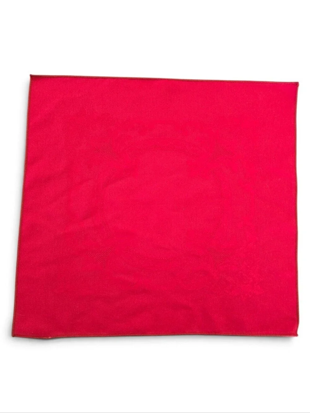 Cranberry/Burgundy Demask Cloth Napkins - Set of 6
